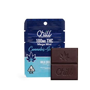 Mega Mini 100mg THC Blueberry Milk Chocolate | Chill